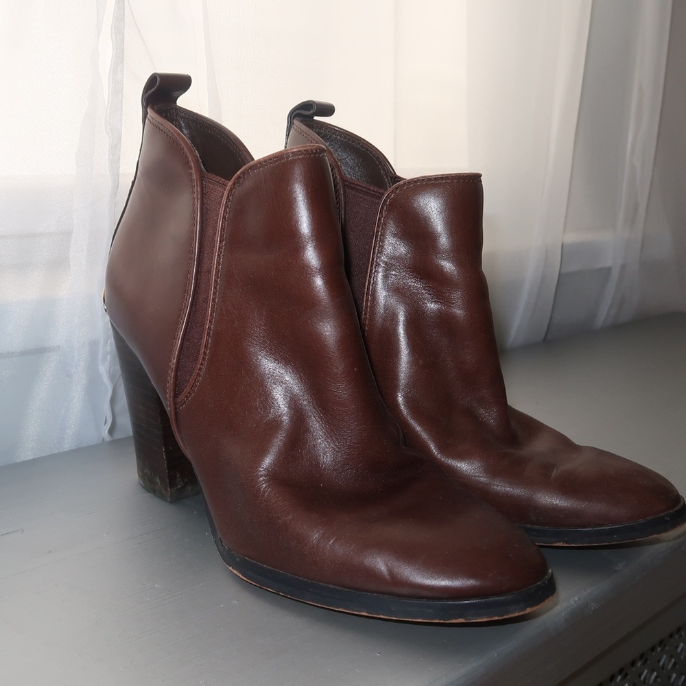 Brown booties